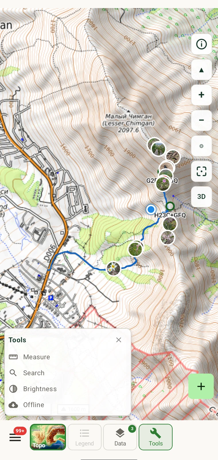 Map tools sheet
